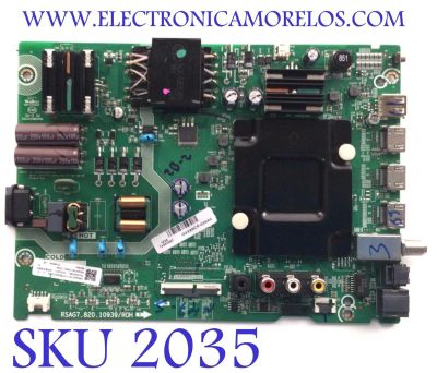 MAIN FUENTE ((COMBO)) PARA TV HISENSE 4K·UHD·HDR ((ROKU TV)) / NUMERO DE PARTE 298404 / RSAG7.820.10939/ROH / 298398 / 50A53FUR(0006) / 50A53FUR / PANEL HD500Y1U91-T0L2\GM\CKD3A\ROH / DISPLAY CV500U2-L01 REV:02 / MODELO 50R6E4